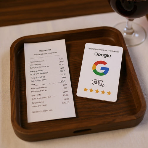 Tarjeta NFC Reseñas Google