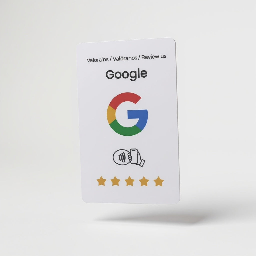 Tarjeta NFC Reseñas Google